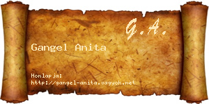 Gangel Anita névjegykártya